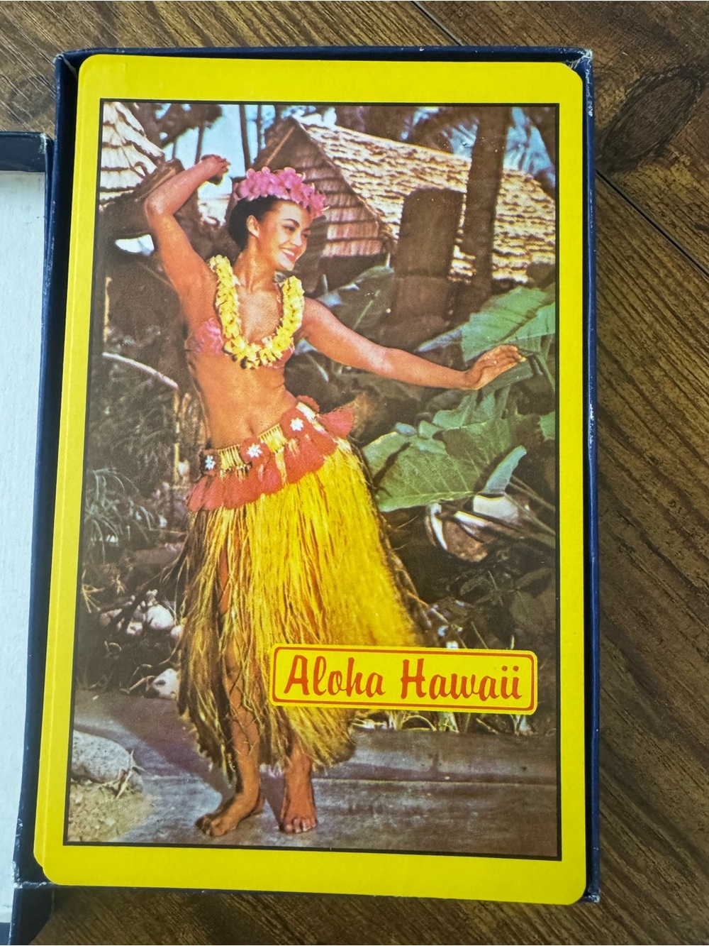 Aloha Hawaii Jumbo Playing Cards Hula Dancer Souvenir Deck Hong Kong Box